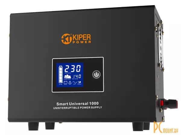 фото Источник бесперебойного питания источник бесперебойного питания Kiper Power Smart Universal 1000 (1000ВА/600Вт) Универсальная конструкция данной модели позволяет устанавливать ИБП как на плоскую поверхность, так и крепить на стену. Чистая синусоида, без А Источник бесперебойного питания источник бесперебойного питания Kiper Power Smart Universal 1000 (1000ВА/600Вт) Универсальная конструкция данной модели позволяет устанавливать ИБП как на плоскую поверхность, так и крепить на стену. Чистая синусоида, без А