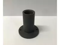 Гайка круглая длинная с фланцем M20х1.5, пластик