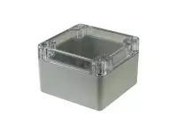 Z366C (82x80x55) Корпус пластиковый пылевлагонепроницаемый, с прозрачной крышкой